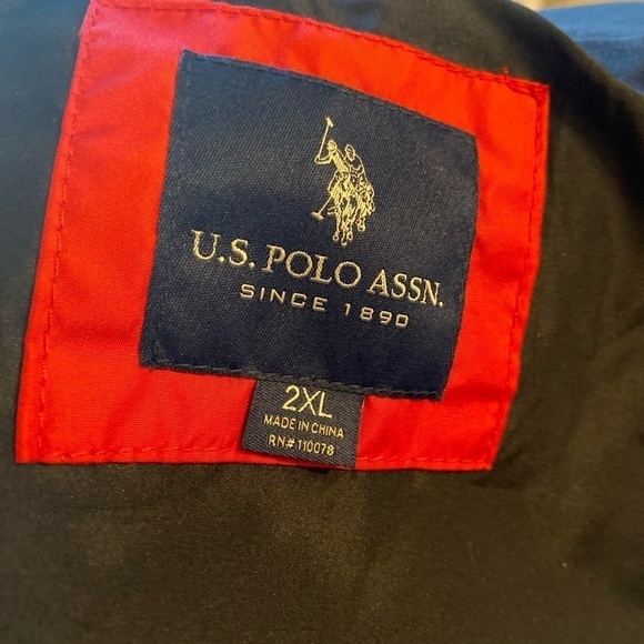 Nwt mens U.S. POLO ASSN. Color-Block Padded Puffer A13 - Picture 7 of 7
